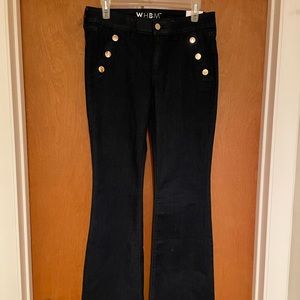 White House Black Market Mid-Rise Flare Jeans